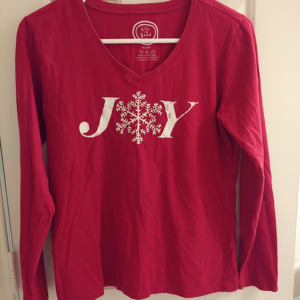 Life Is Good JOY t shirt